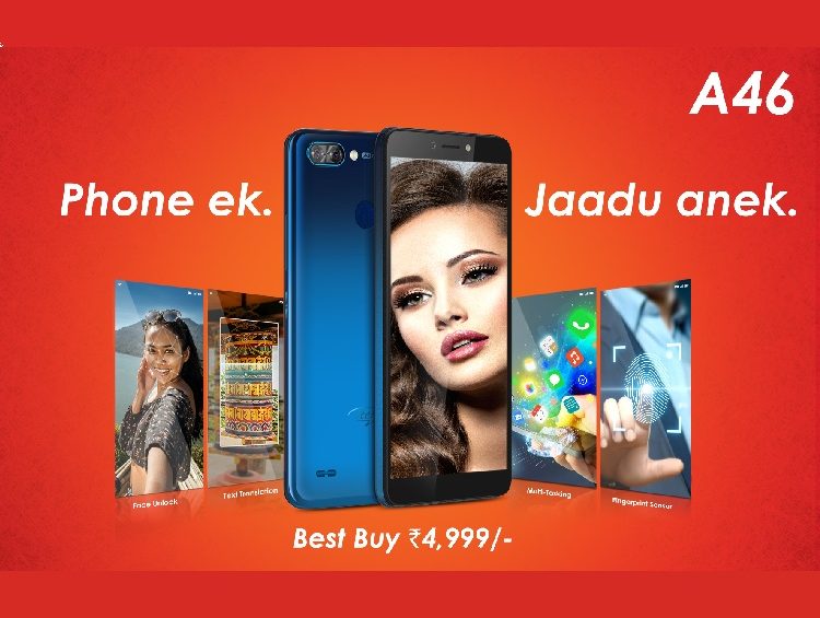 itel launches A46 – India’s First Full Screen HD and AI Dual Camera Smartphone under sub 5K segment