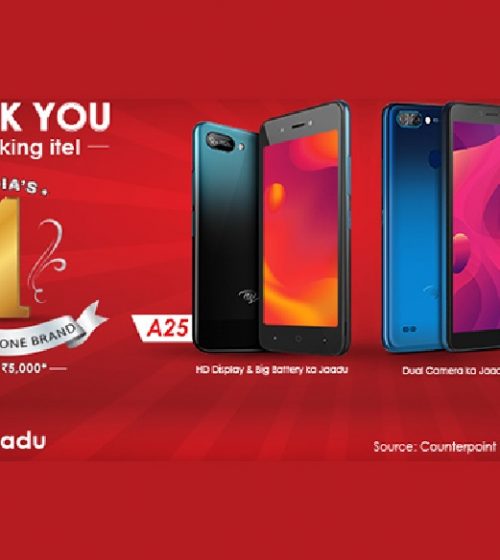 itel Smartphone No 1 brand in 2019 under 5K in offline channel